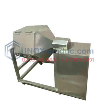 máy trộn bột khô 50kg dạng lục giác inox anh đức