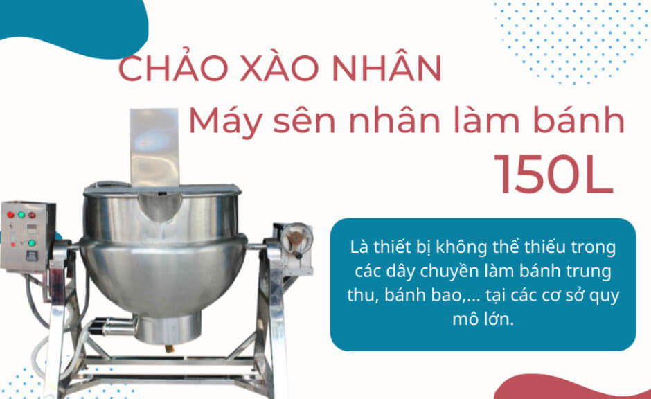 Chảo xào nhân 150L điện